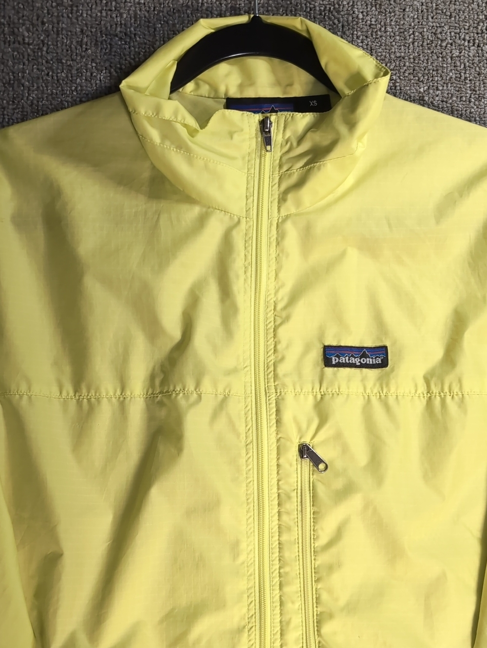 Vintage Patagonia Velocity Shell Zip Up Jacket Size XS in Hi-vis Fluorescent - Picture 4 of 9